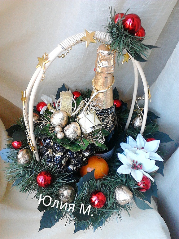 Новогодняя корзина.