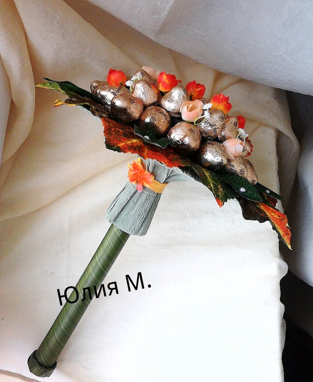 Всё мечтала сделать такой букет)))))))