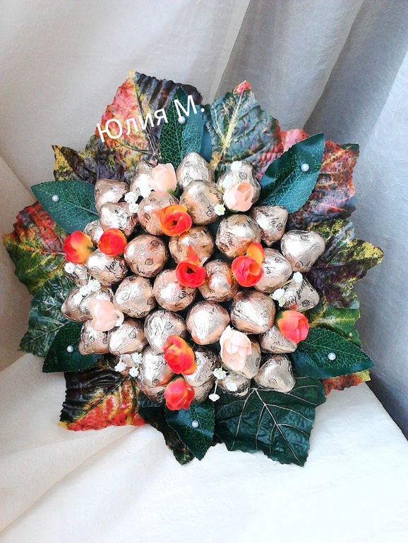 Всё мечтала сделать такой букет)))))))