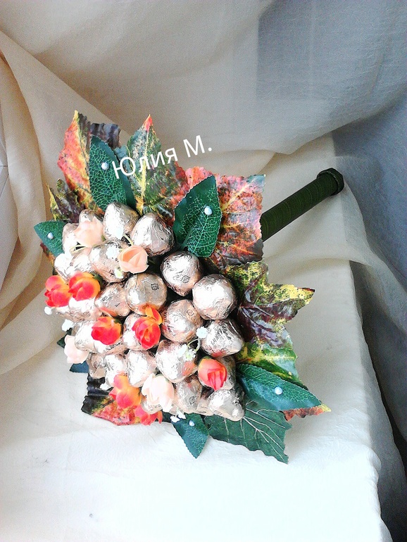 Всё мечтала сделать такой букет)))))))