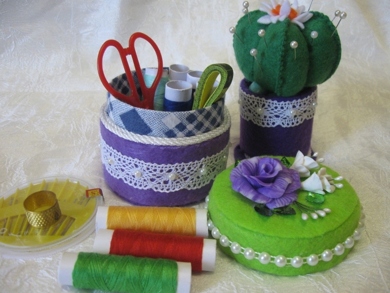 В фиолетово - зеленых тонах