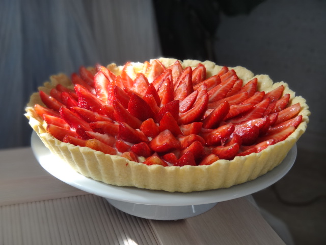 Клубничный тарт с заварным кремом