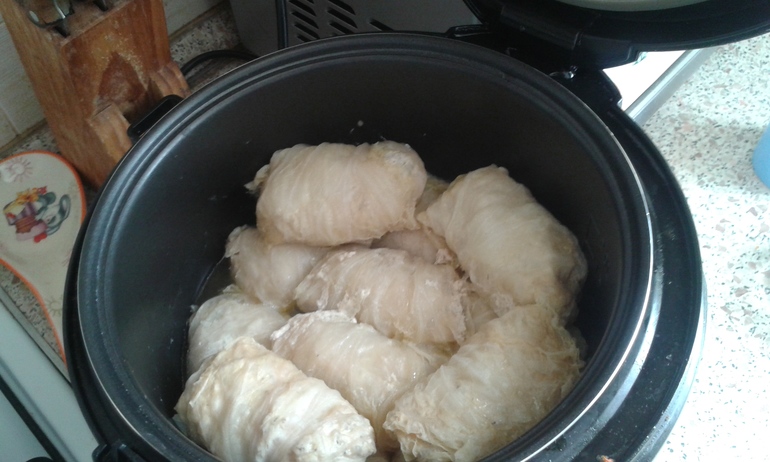 голубцы из пекинской капусты и куриного фарша