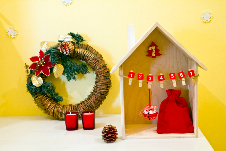 Зима у нас в доме.