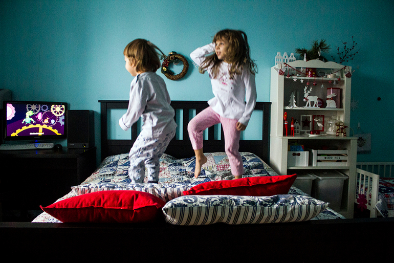 Зима у нас в доме.