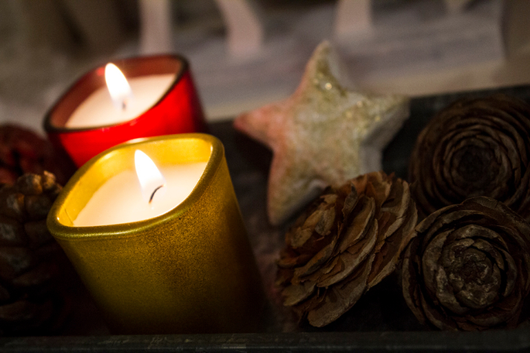 Зима у нас в доме.