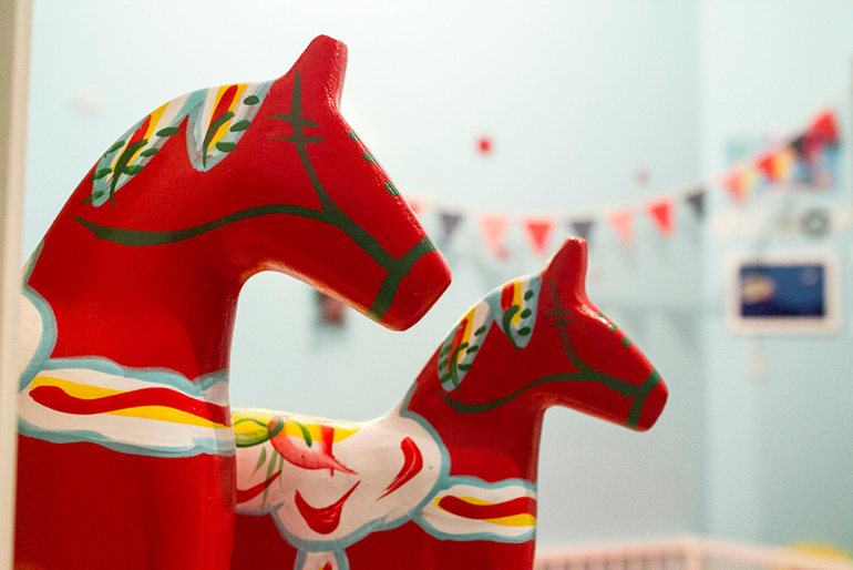 Зима у нас в доме.