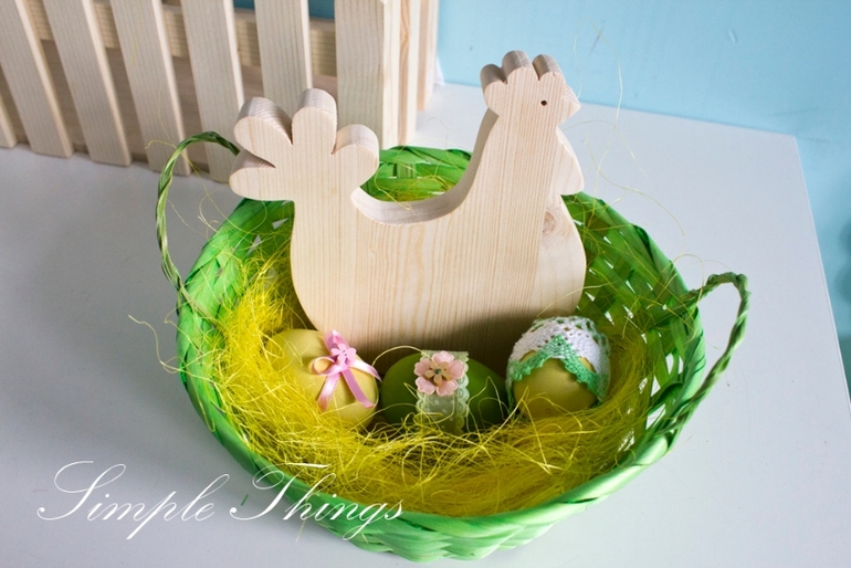 Wood box №3. Easter