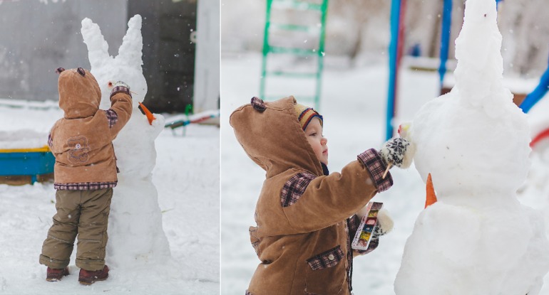 Погода сегодня кайф! Выпал снежок!