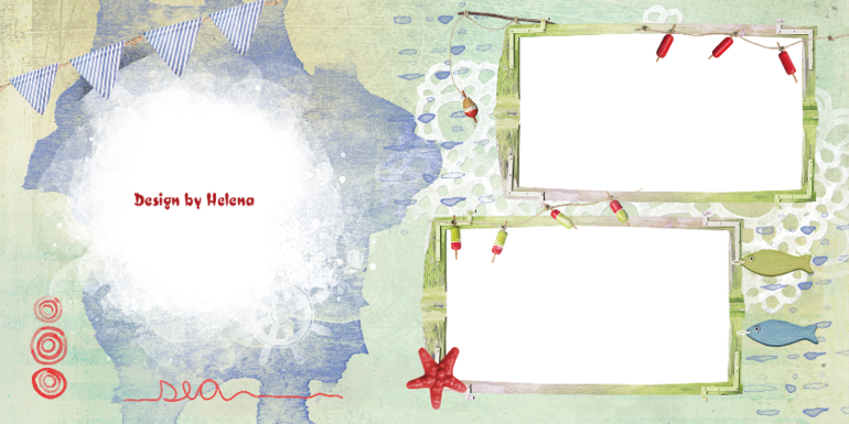 Фотоальбом в морском стиле