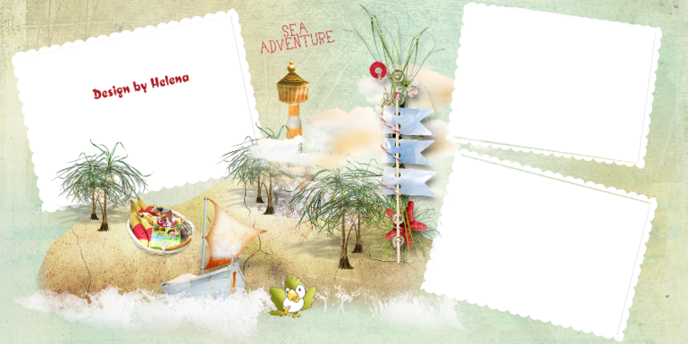 Фотоальбом в морском стиле