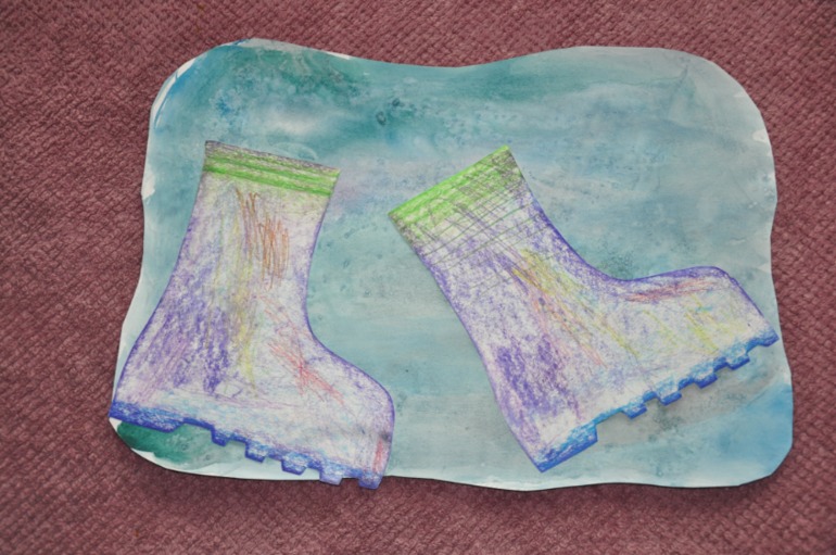 Наши рисунки (из студии) Анюта 3г.