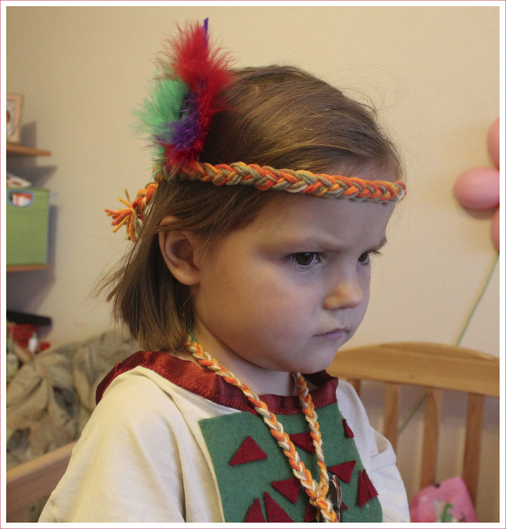 Ну, очень суровый индеец ))