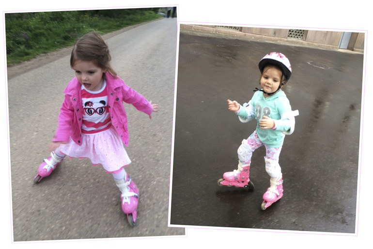 Дружба Алисы и роликов ))