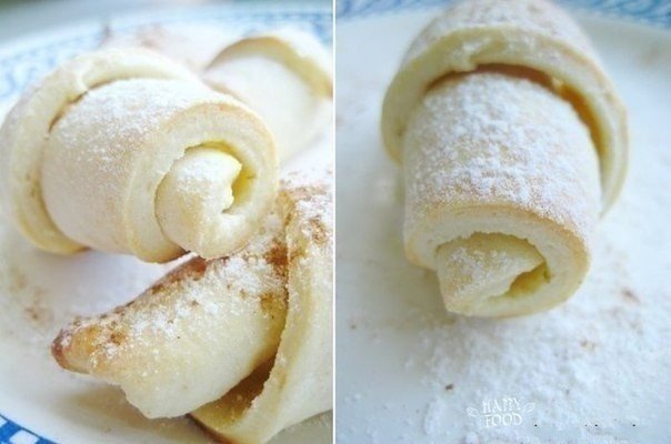 Рогалики из творожного теста