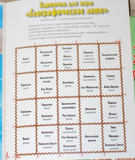 Книга о животных и маленькие географические атласы.