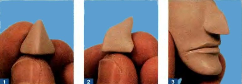 Мастер-класс по лепке кукол из полимерной глины: лепим голову, губы, нос и щеки