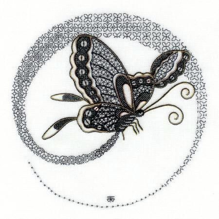 Blackwork, чёрная вышивка