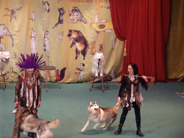 А мы сегодня были