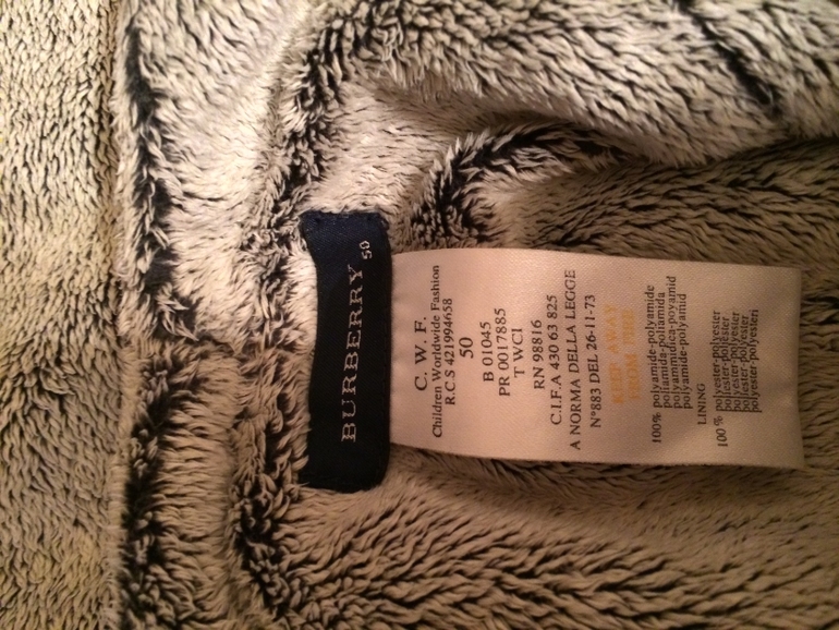 ушанка шапка Burberry 50 размер  1000 руб.