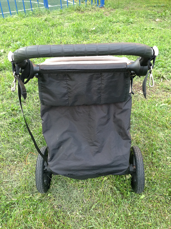 Baby jogger city elite с бампером и муфтой для ножек. Сумка Ju-Ju-Be.