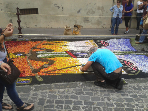 Праздник ковров в Ла Оротаве.