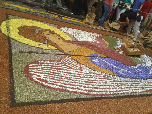 Праздник ковров в Ла Оротаве.