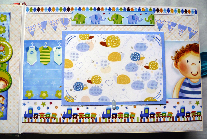 Альбом для новорожденного мальчика "Мироша"