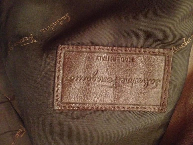 кожаная куртка Salvatore Ferragamo на 50-52, мужская! ОРИГИНАЛ!!!12500р! Волгоград