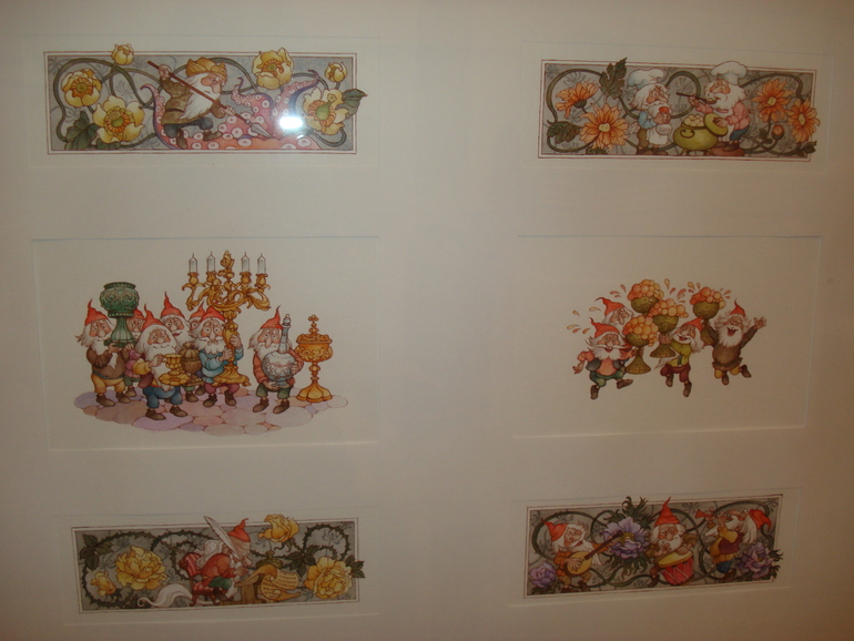 Открытие выставки иллюстраций Ольги Ионайтис