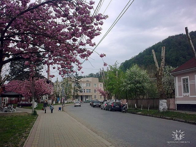 Мой любимый город в солнечнем Закарпатье