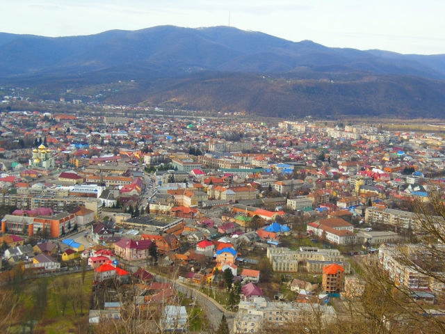 Мой любимый город в солнечнем Закарпатье