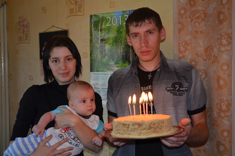 Растет сынок