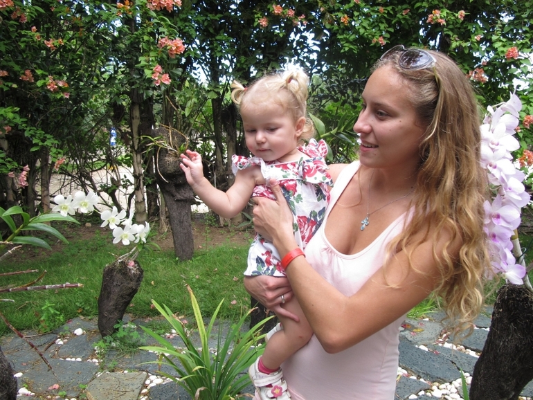 Пунта-Кана с дочкой в 1,4 года, декабрь.