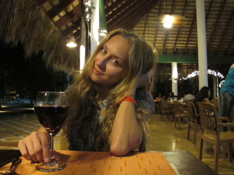 Пунта-Кана с дочкой в 1,4 года, декабрь.