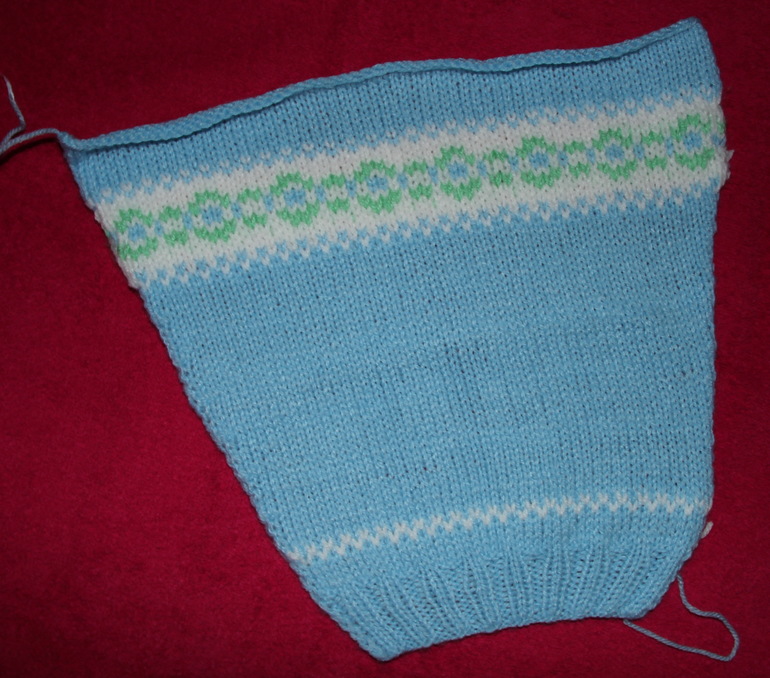 Жакет с жаккардовыми полосами