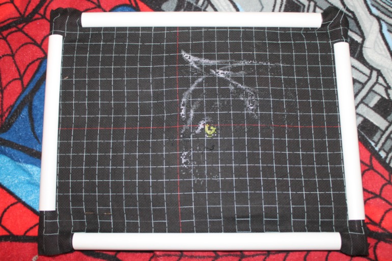 Знакомство , этапы вышивания