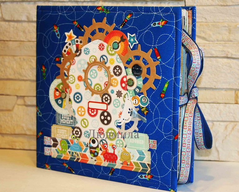 Скрап-альбом для мальчика