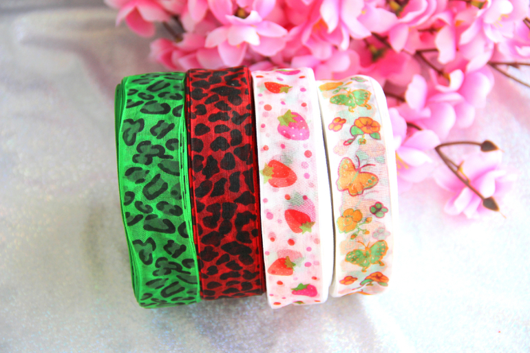 Ленты репсовые с рисунком, органза и многое другое. МОСКВА.