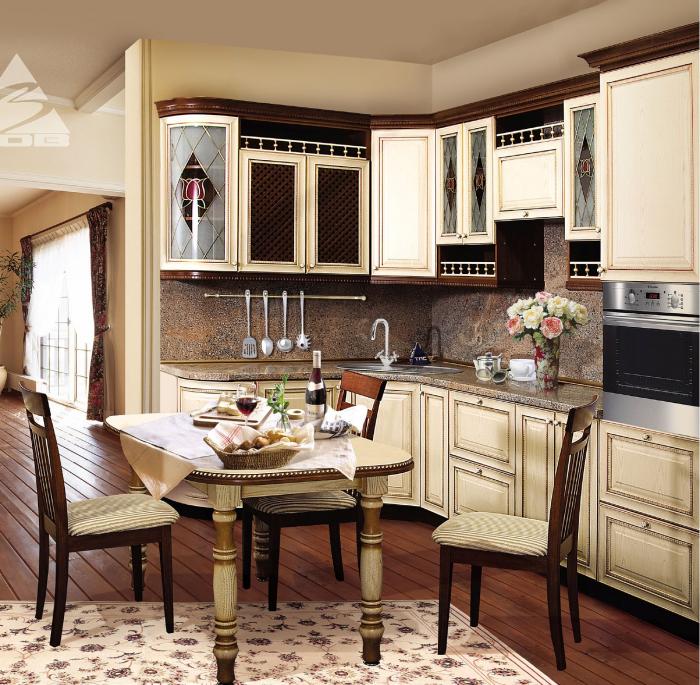 Кухни с рамочными фасадами ЗОВ (пленка, краска)