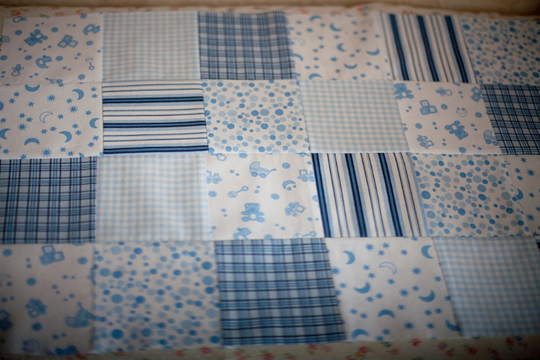 Первый блин комом( Наволочка пэчворк.