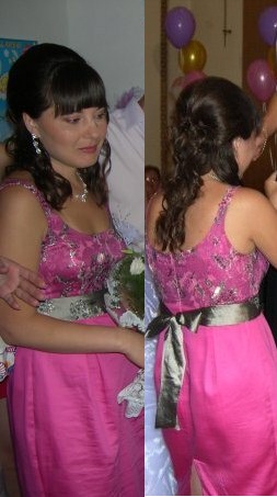 Красивое платье Х/Б 46р-р