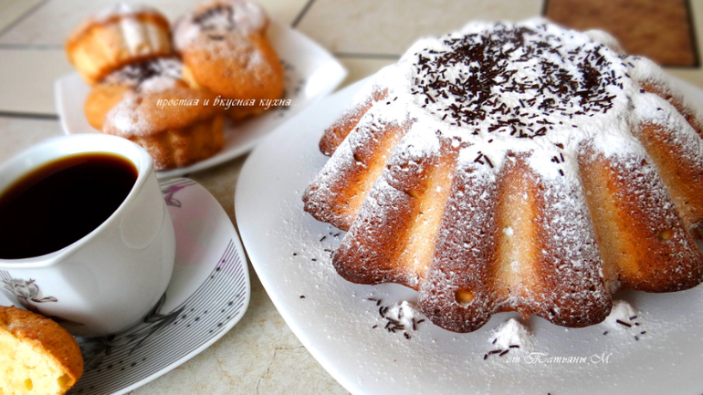 Твороженно-ванильный кекс и кексики