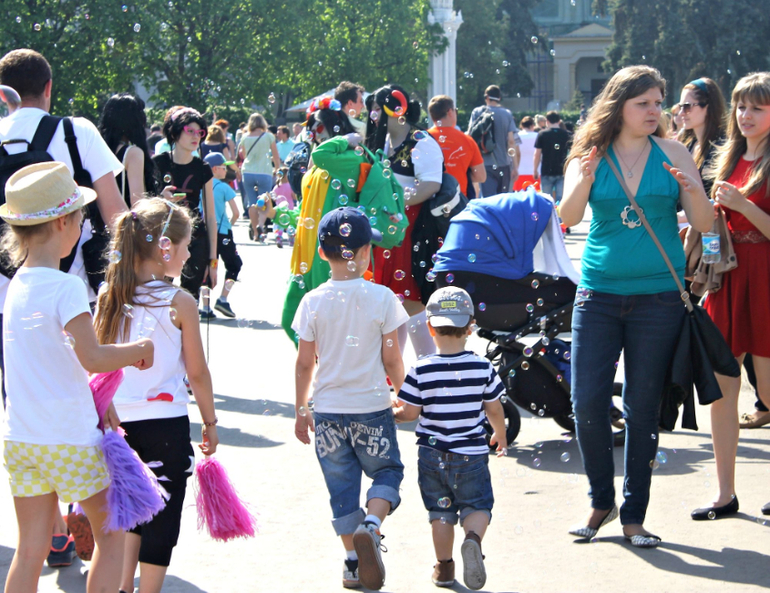 Как мы съездили на парад мыльных пузырей)