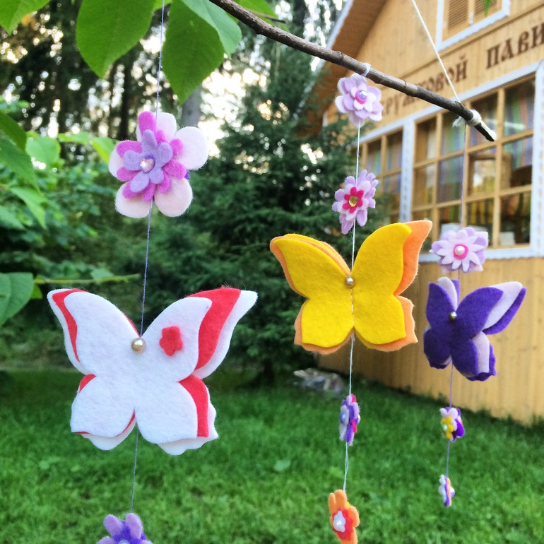 Детские работы из фетра