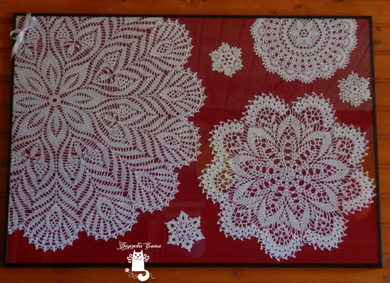 Панно с салфетками