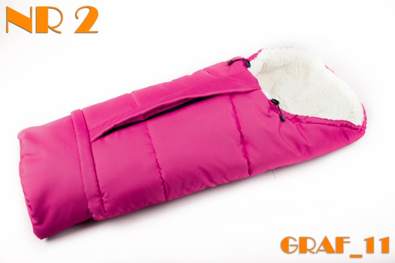 Конверт-мумия на натуральной овчине из Польши