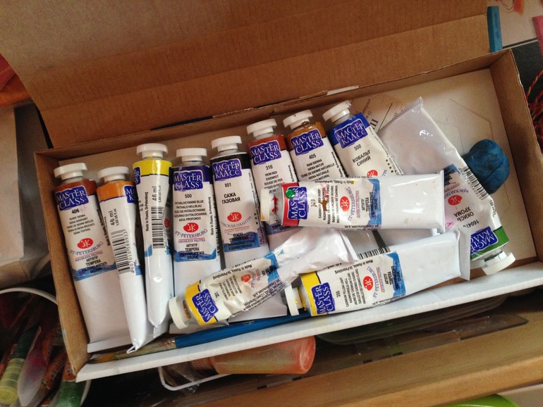 Про краски, карандаши и кисточки...