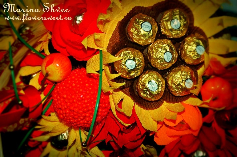 Предлагаю сделать для вас букеты и композиции из конфет =)