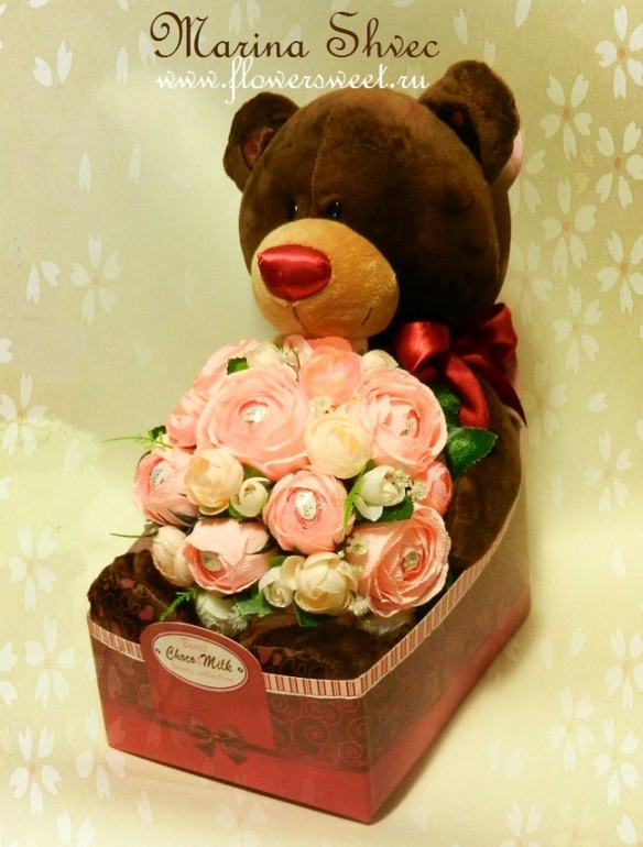 Предлагаю сделать для вас букеты и композиции из конфет =)